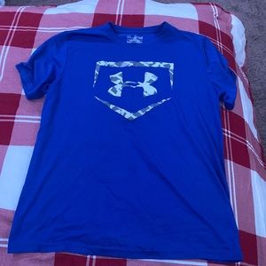 Blue under armor kids T-shirt